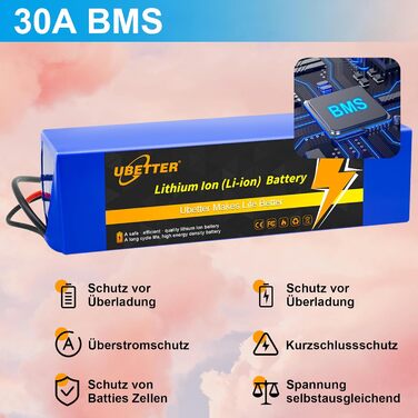 Акумулятор для електровелосипеда та електросамоката 36V/48V, акумулятор для електричного велосипеда 8AH/10AH/14AH/20AH з комплектом зарядного пристрою 2A для електричного велосипеда/самоката/мотора потужністю 0-1400 Вт 36V 10AH із зарядним пристроєм