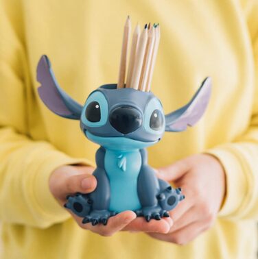 Тримач для олівців Grupo Erik Walt Disney Desk Organizer - Тримач для олівців Lilo and Stitch Figure - Настільні аксесуари Disney Merchandise - Органайзер для ручок Diseny Merch