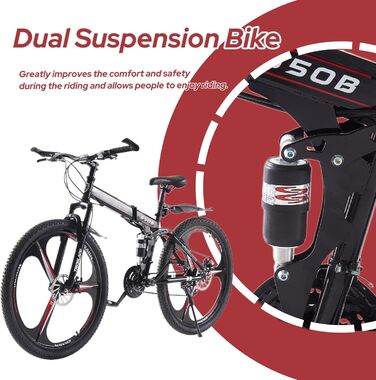 Складаний гірський велосипед для дорослих LSBIKE 27.5″