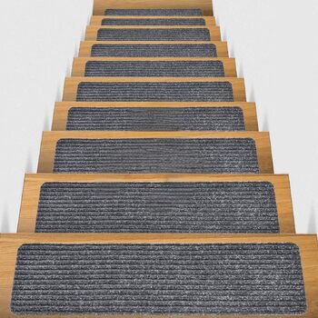 Килимки для сходів, 76x20 см, килимок для сходів, килимки для сходів, 5/10 шт. , самоклеючий килимок для сходів, протиковзкий килимок для використання всередині приміщень з дітьми та людьми похилого віку (сірий, 10 шт.) Сірий 10 шт.