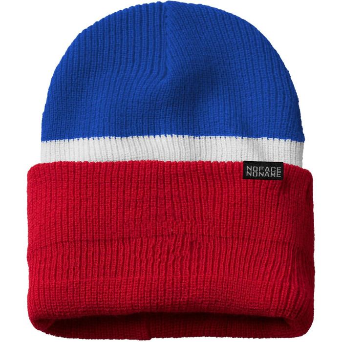 Шапка/Балконний Troublemaker 2 в 1 Синій Білий Червоний Смугастий Маска Шапка Балаклава Ультрас Лижні Хулігани