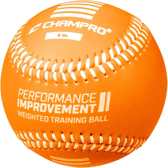 Тренувальний бейсбольний набір Champro, 6 предметів, червоний/бордовий/зелений/жовтий/синій/чорний, 9 дюймів (22,9 см) 3, 4, 6, 7, 9 та 11 унцій. Жовтий, фіолетовий, зелений, синій, червоний, помаранчевий