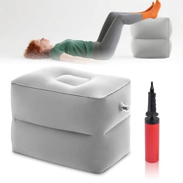 Куб для підтримки дисків, куб для підтримки дисків для позиціонування ступінчастого ліжка, куб для позиціонування ступінчастого ліжка, надувна подушка для підняття ніг, подушка для підтримки дисків, підставка для ніг для вправ на спину, подушка для позиці