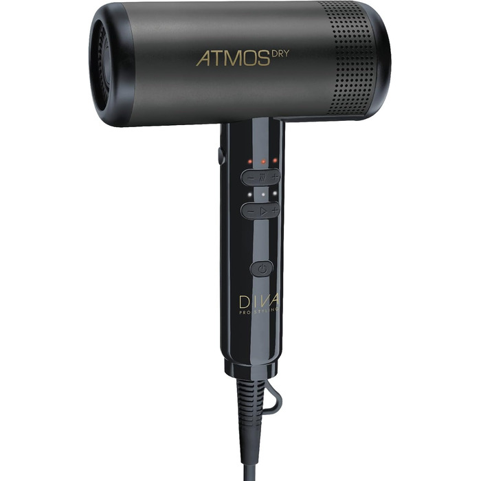 Фен Diva Atmos Dry, чорний