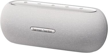 Колонка Harman Kardon Luna сірого кольору - Портативна, водонепроникна Bluetooth-колонка - До 12 годин роботи від акумулятора сіро