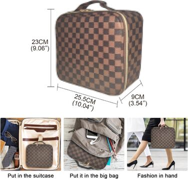 Косметичний футляр для зберігання косметики з регульованими відділеннями для косметичних пензликів для макіяжу Туалетні приналежно