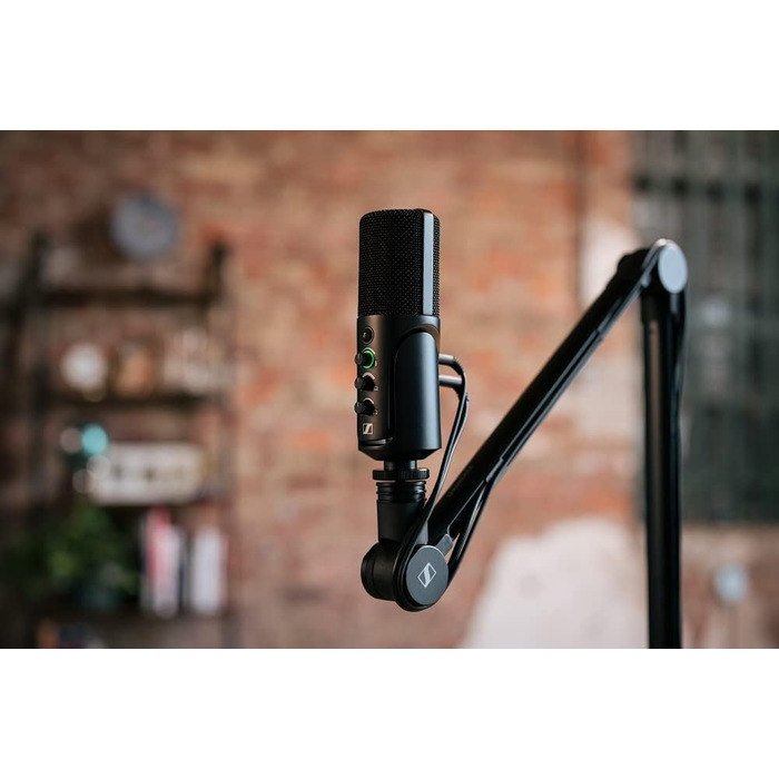 Стрімінговий набір Sennheiser Profile USB-C мікрофон, пантограф із кабель-менеджментом, кабель USB-C 3м та чохол для зберігання Чорний (700100)