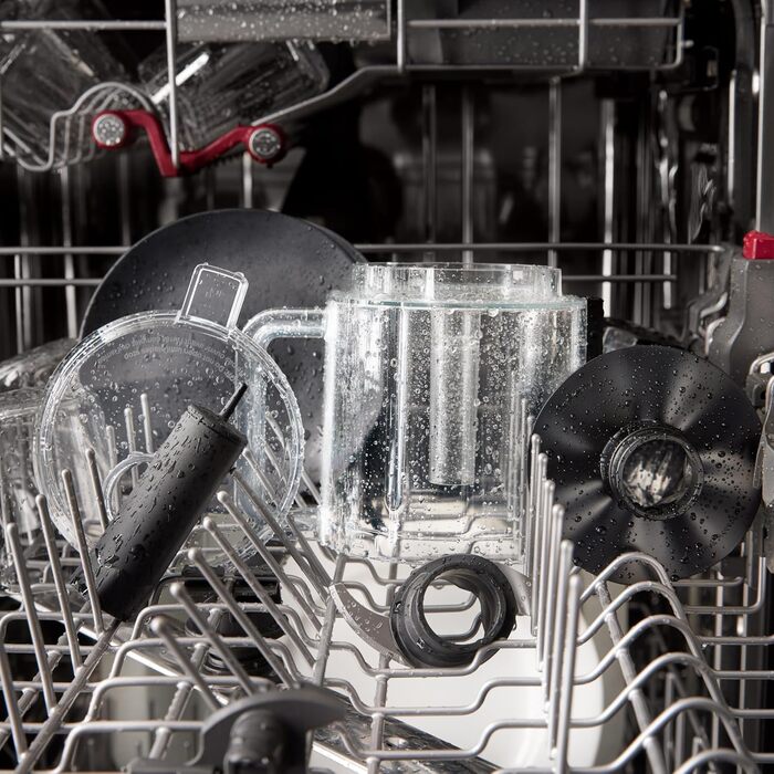 Бездротовий подрібнювач KitchenAid Go Cordless, 1,18 л, 2 швидкості та імпульсний режим, лезо з нержавіючої сталі та вінчик, до 25 хв роботи від одного заряду, чорний