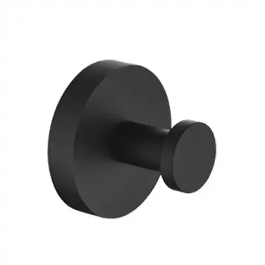 Гачок настінний Vialex B0BKG7TXF1 5 см, чорний