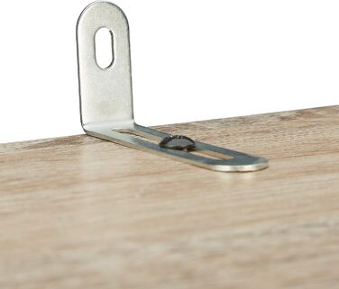 Окремостояча полиця Relaxdays Industrial Design з 3 відділеннями, коричневий/чорний Горизонтальна книжкова полиця, ВШ 80 x 95 x 35 см, ПБ/метал