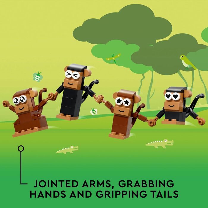 Конструктор LEGO Classic 11031, Творчі мавпочки, 135 деталей