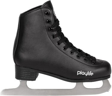 Ковзани для жінок та чоловіків, водовідштовхувальна синтетична шкіра, тепла оксамитова підкладка, нержавіюче лезо з нержавіючої сталі 303, комфорт та стабільність для активного відпочинку та початківців, розмір 43