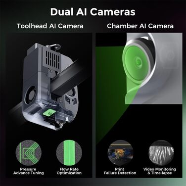 Комбінований 3D-принтер Creality K2 Plus, багатоколірний друк із CFS, швидкість друку 600 мм/с, повністю автоматичне вирівнювання,