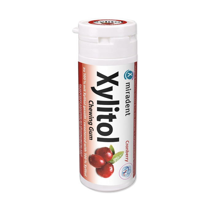 Жувальна гумка miradent Xylitol Dental Care журавлина– 12 шт.