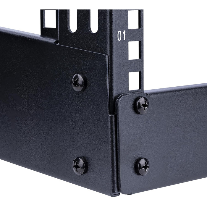 Мережева шафа з відкритою рамою 8U - 19-дюймова 2-стійкова окремостояча настільна стійка для комп&39ютерів, серверів, аудіовізуального, медіа, IT та обладнання для обробки даних (RK8OD) 8U односпальне ліжко