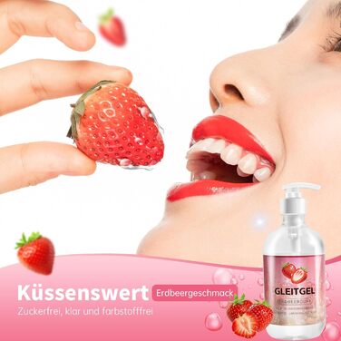 Інтимний лубрикант Paakee Полуниця, 500 мл