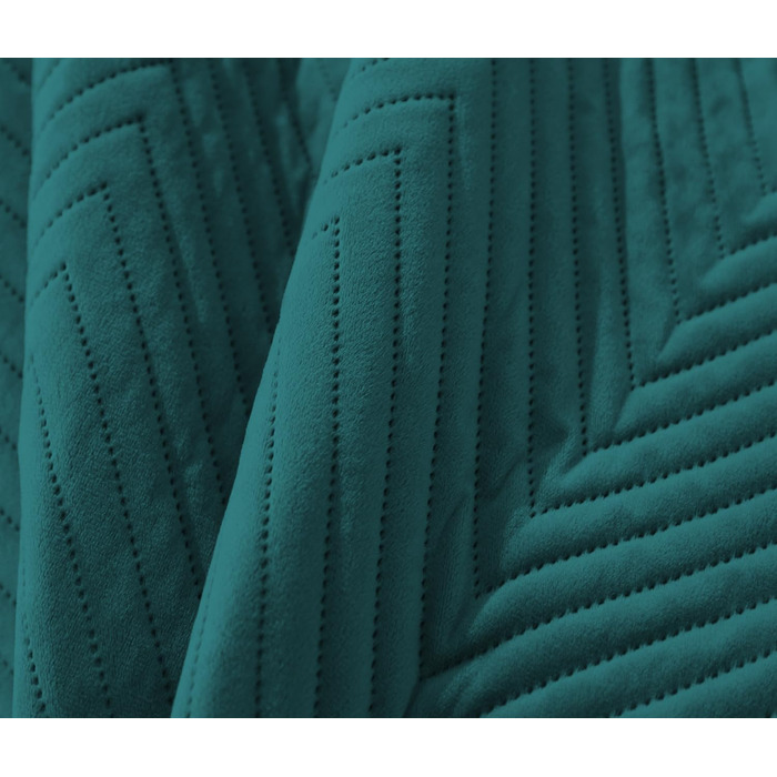 Покривало/плед FEBE, темно-зелений, 200x220 см, оксамитовий плед, пухнаста мікрофібра, плед для дивана, декор кімнати, 200 x 220 см, темно-зелений