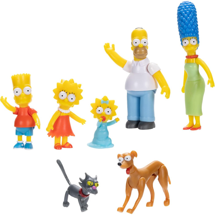 Сімпсони 175394 The Simpsons 6 см Фігурки в мультипакуванні, різнокольорові, 6 см