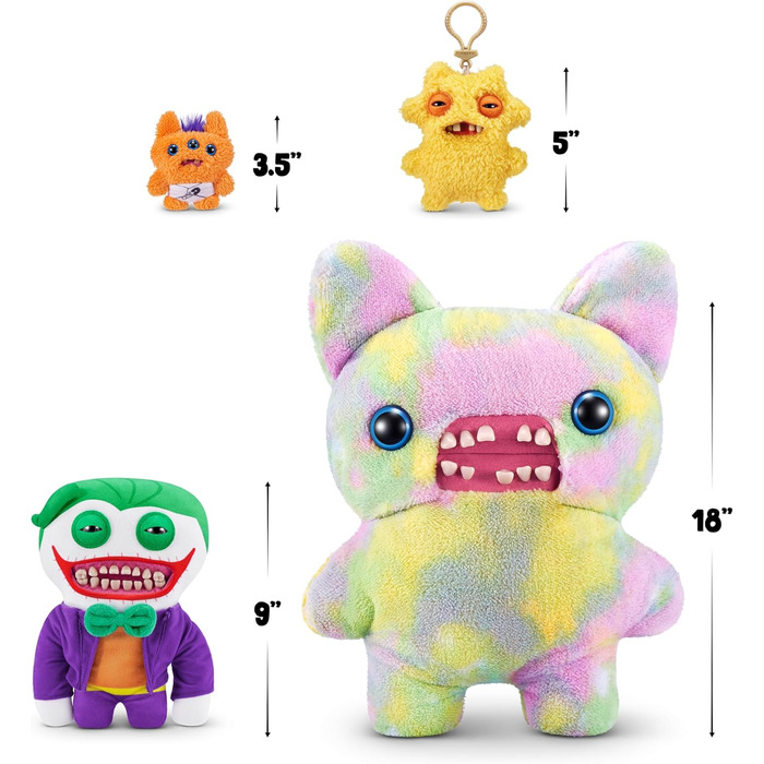 Плюшева іграшка FUGGLER x DC, Джокер, 23 см