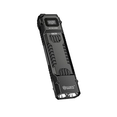 Тактичний ліхтарик Nitecore EDC29 Luminblade, акумуляторний світлодіодний ліхтарик USB, надзвичайно яскравий 6500 люмен, до 61 години роботи, чорний