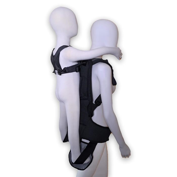 Рюкзак зі спинкою - найлегша м&39яка переноска - люлька для спини до 25 кг - люлька для походів від 2 років - рюкзак (сіро-рябий)