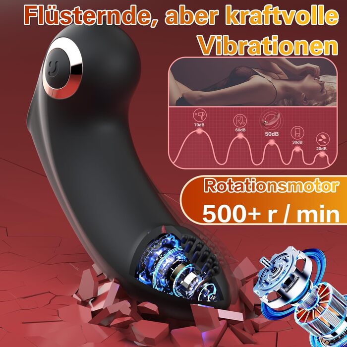 Пальчиковий вібратор Yivans для жінок, стимуляція клітора та точки G, 10 режимів, силіконова насадка, водонепроникний