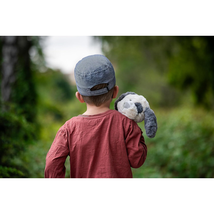 М'яка іграшка Mollis Собака 36 см, біл-сірий