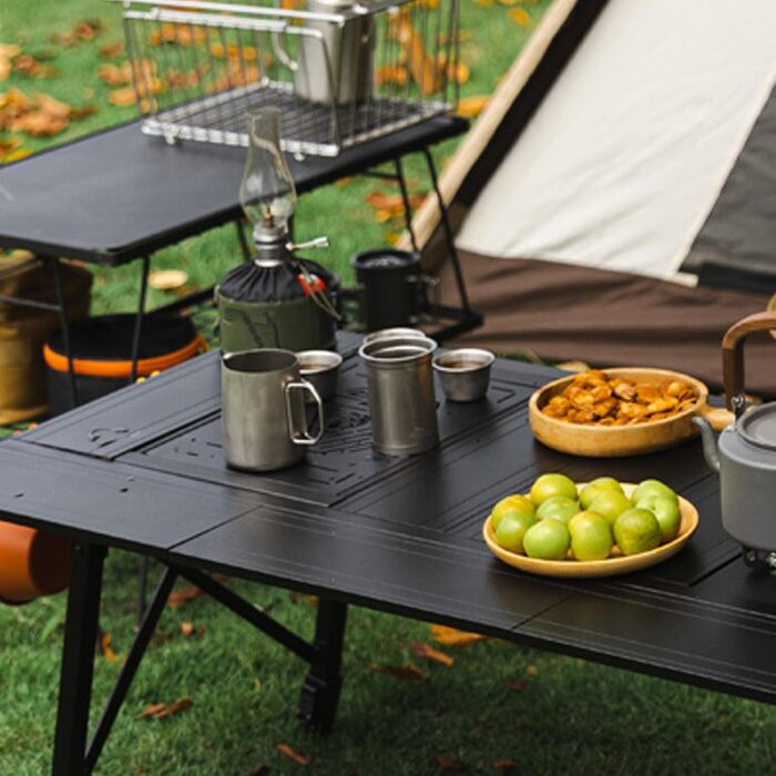 Набір для чаю з нержавіючої сталі Bnineteenteam, портативний чайник з ситечком та 4 чашки в чохлі для кемпінгу