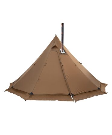 Намет OneTigris NORTHGAZE 2.0 Tipi для 2-4 осіб, кемпінговий намет на 4 сезони, водонепроникний, пірамідальний, 3000 мм (нейлон)