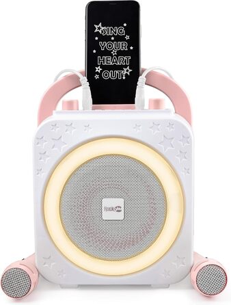 Караоке-машина RockJam Ring Bluetooth, 10 Вт, рожеве золото