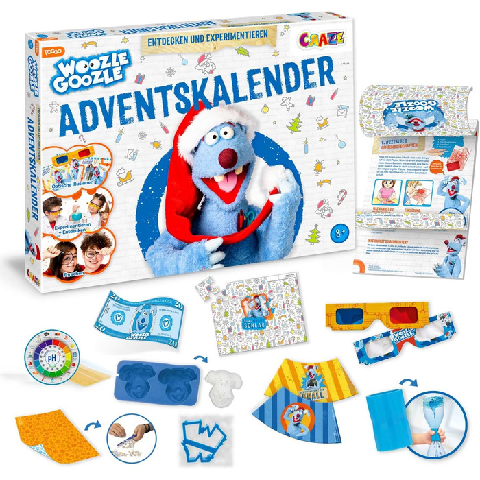 Адвент-календар CRAZE Woozle Goozle 24683, з фігурками та аксесуарами
