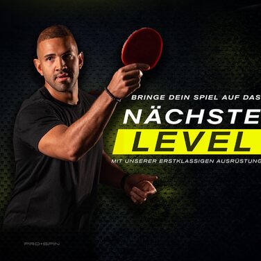 Професійна ракетка для настільного тенісу PRO SPIN карбонова червона