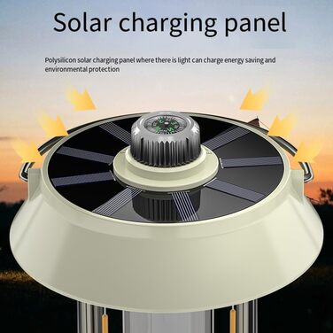 Акумуляторний світлодіодний кемпінговий ліхтар для наметів, регульований ліхтар для намету