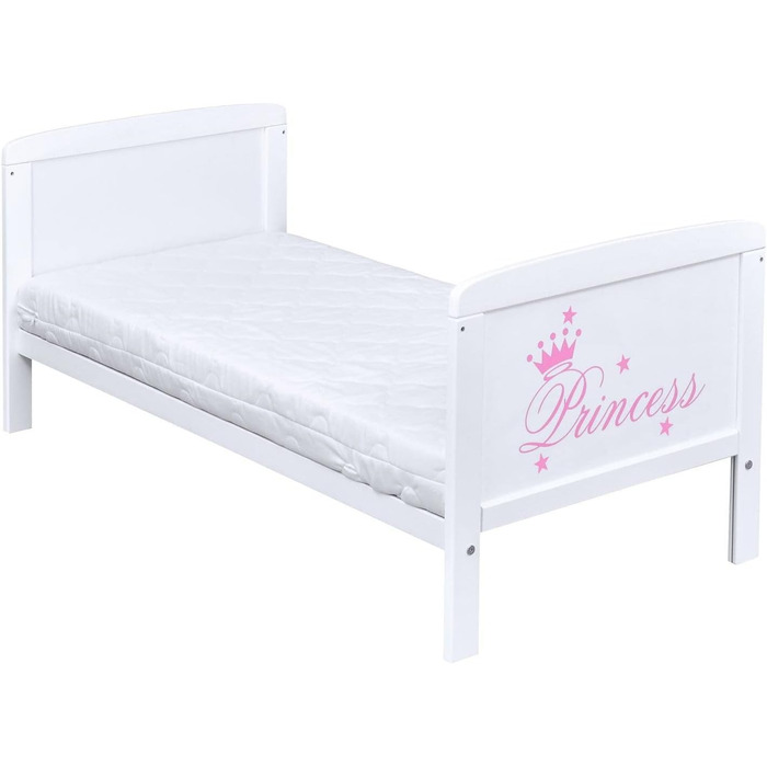 Комплект постільної білизни Generic Baby Deluxe, що трансформується в дитяче ліжко, біле, 140x70 см, Princess Bedding Set (Princess)