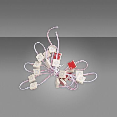 Набір світлодіодних модулів 20 шт. LED-модуль живлення HL01 0.36W 6500K 12V IP65