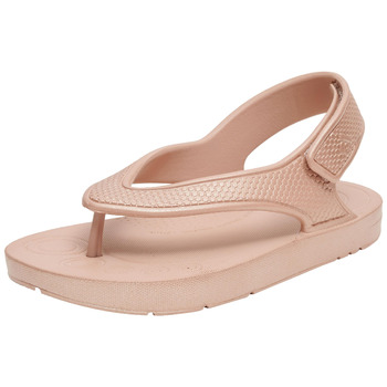 Дитячі сандалі Fitflop Unisex Kinder Iqushion із ремінцем на спині SolidFlipflop 25 EU рожево-золотистий колір