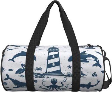 Дорожня сумка-валіза Морський світ, легка спортивна сумка для йоги та подорожей