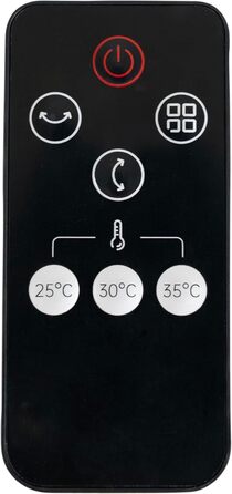 Обігрівач Unold 86535 3D - мідний/чорний, 1800 Вт, захист від перегріву, клас захисту II, вентиляція, тепле повітря, гаряче повітря, 3D циркуляція повітря - коливання 80