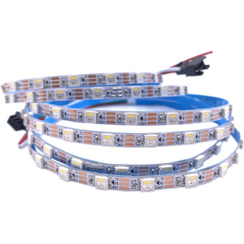 Адреса SK6812 MINI 5050 RGBW RGBWW світлодіодна піксельна стрічка 5мм RGBW RGBWW 60LEDs /m 5V повнокольорова як WS2812B 1м 2м (SK6812 RGBWW Біла друкована плата, 2M) SK6812 RGBWW Біла друкована плата 2м