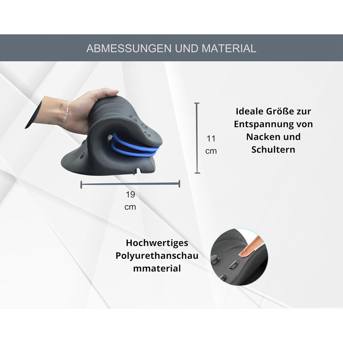Подушка для лікування шийного відділу хребта Для полегшення болю в шиї та плечах Розслаблюючий пристрій Розтяжка для зменшення напруги Подушка з регульованою висотою Регульована висота подушки для шиї