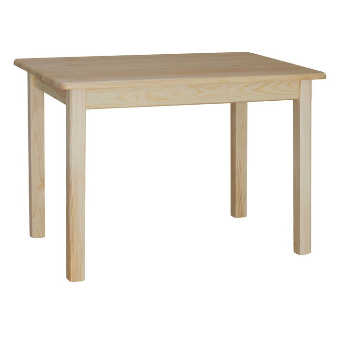 Стіл з масиву сосни, обідній стіл, сосна, лакований міцний захисний шар, 80 x 100 см