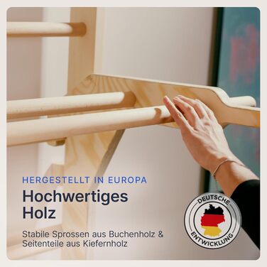 Скелелазіння для дорослих та дітей - вкл. турнік та подовжувач для стрибків - скелелазіння та скелелазіння для дитячих кімнат