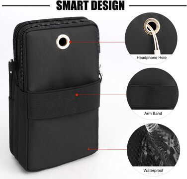 Жіноча сумка через плече DuoLmi невелика, жіноча сумка через плече, нейлонова міні-сумка для мобільного телефону невелика сумка че