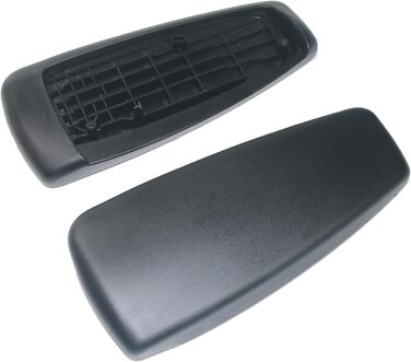 Замінні накладки на підлокітники, сумісні з кріслом Herman Miller Embody, змінні накладки на підлокітники, чорні (пара)
