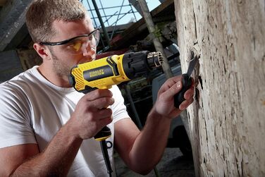 Фен Stanley FatMax (2000 Вт, з автоматичним вимкненням, 2 температурні режими (50-450 / 70-600 C), безступінчасте регулювання темп