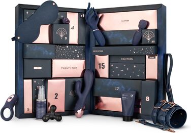 Еротичний адвент-календар AMORELIE Original 2025, 24 інтимні сюрпризи для пар