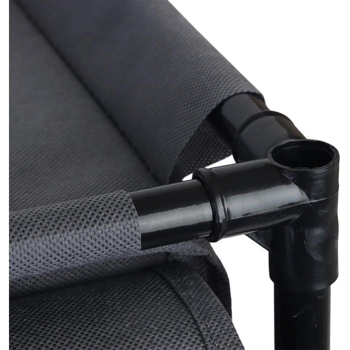 Стійка для взуття Relaxdays, 16 відділень, тканинна шафа для взуття зі шторкою, ВxШxГ 65 x 85 x 35,5 см, шафа для кемпінгу, сіра