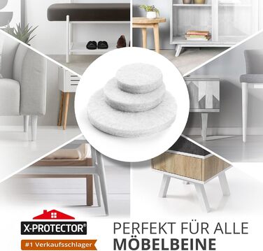 Фетрові накладки для меблів 25 мм, 48 шт. X-Protector
