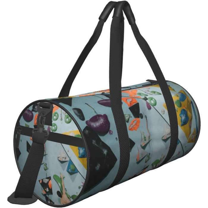 Дорожня сумка-циліндр, дизайн люди малюють на стіні, спортивна сумка для чоловіків та жінок, сумка-мішок, спортивна сумка