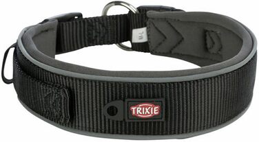 Ошийник Trixie Prem, екстра широкий, S-M 33-42 см, 35 мм, Чорний